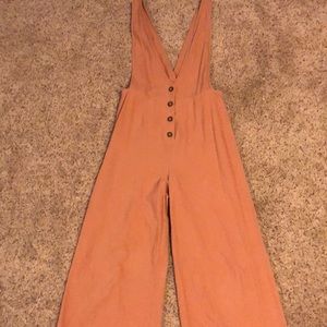 Tan romper from target. Size medium